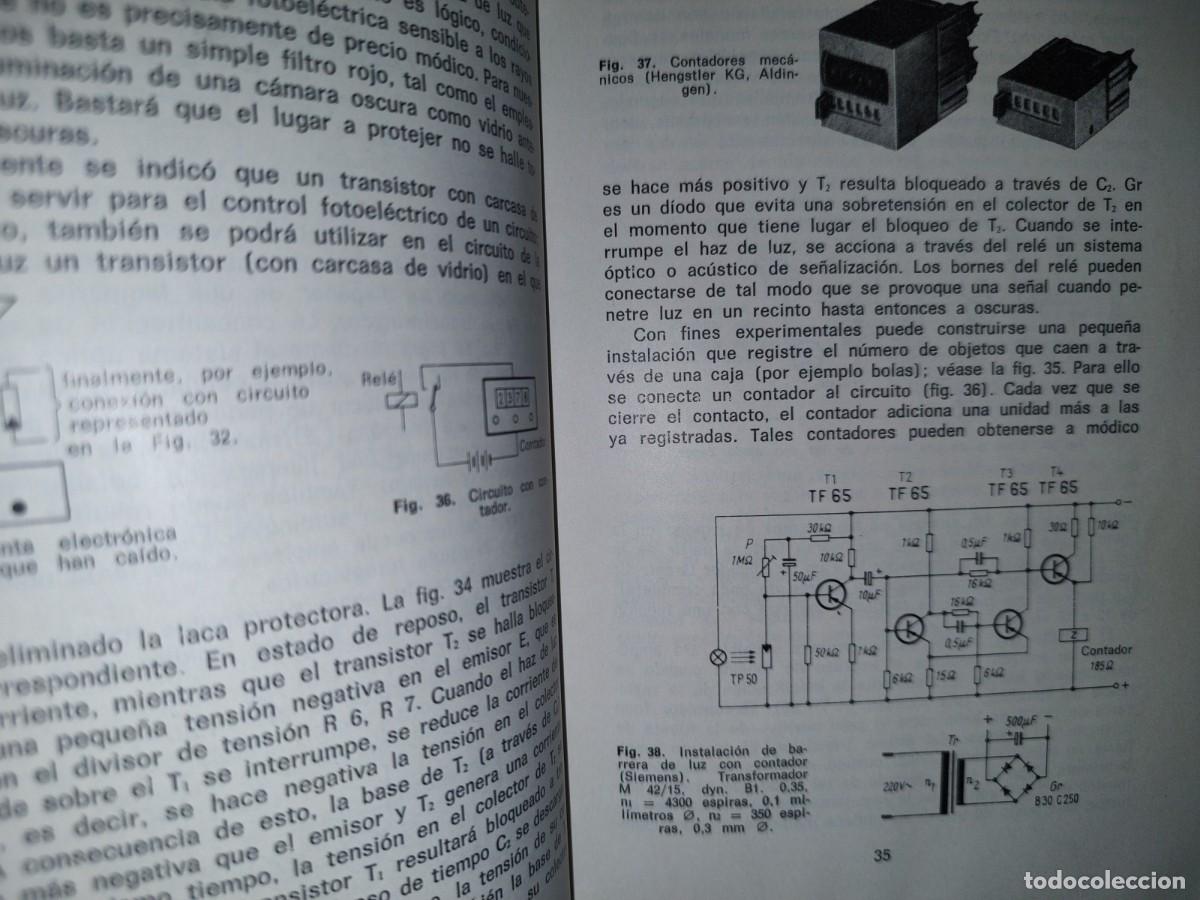 Libros de segunda mano: 126- EXPERIMENTOS ELECTR&Oacute;NICOS - GUSTAV B&Uuml;SCHER - MARCOMBO, S. A. - EDICIONES T&Eacute;CNICAS - 1967 - Foto 7