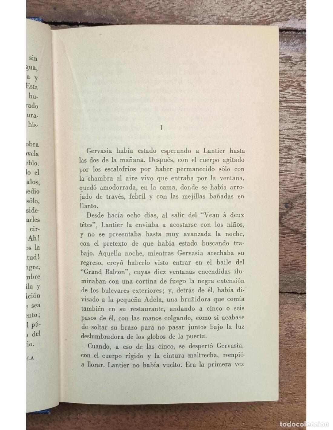 Libros de segunda mano: LA TABERNA. ZOLA, Emilio. Colecci&oacute;n M&aacute;laga. 1957. - Foto 3