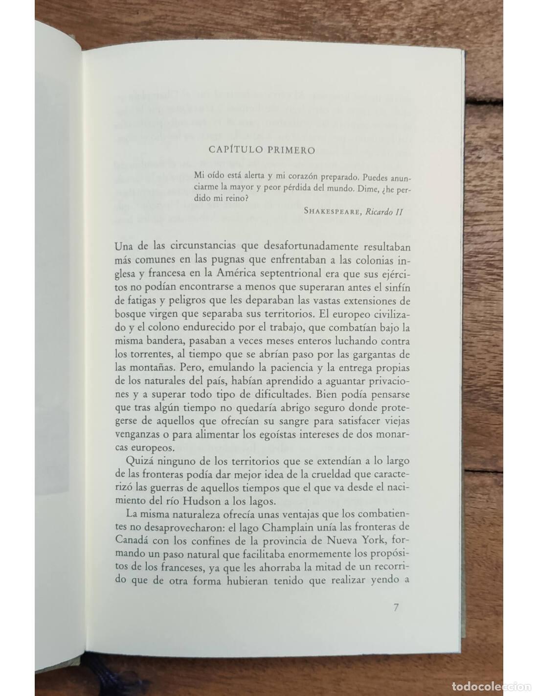 Libros de segunda mano: EL &Uacute;LTIMO MOHICANO. COOPER, James Fenimore. C&iacute;rculo de Lectores. 1995. - Foto 3