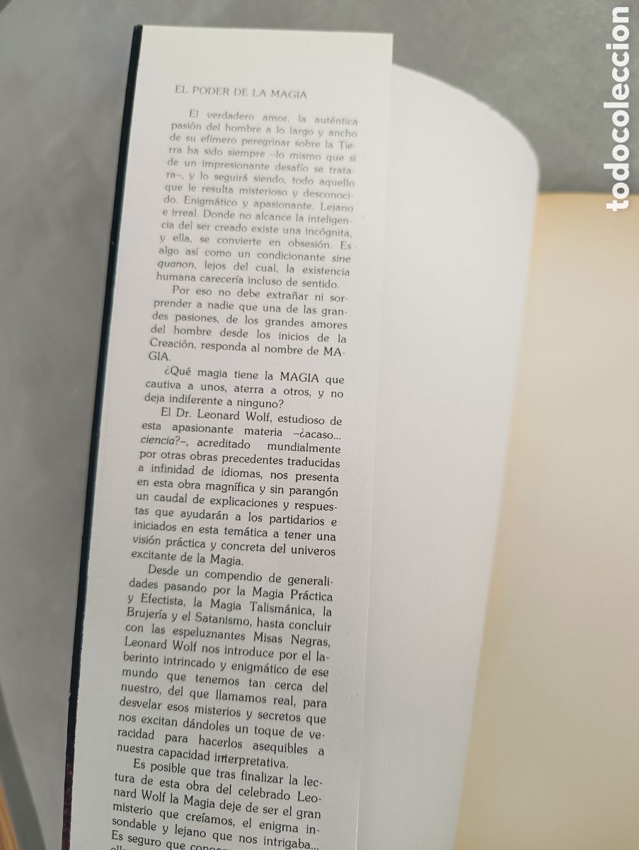 Libros de segunda mano: El poder de la magia. Dr. Leonard Wolf. - Foto 3