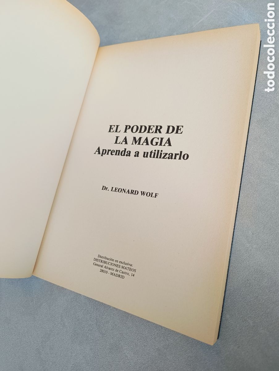 Libros de segunda mano: El poder de la magia. Dr. Leonard Wolf. - Foto 4