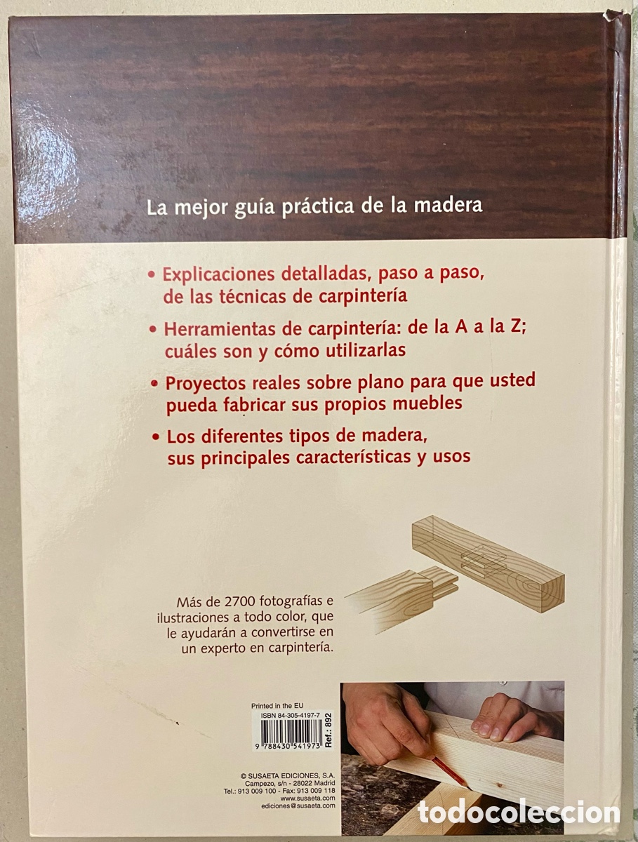 Libros de segunda mano: GUIA PRACTICA DE LA MADERA. MUEBLES. CARPINTERIA. HERRAMIENTAS. - Foto 2