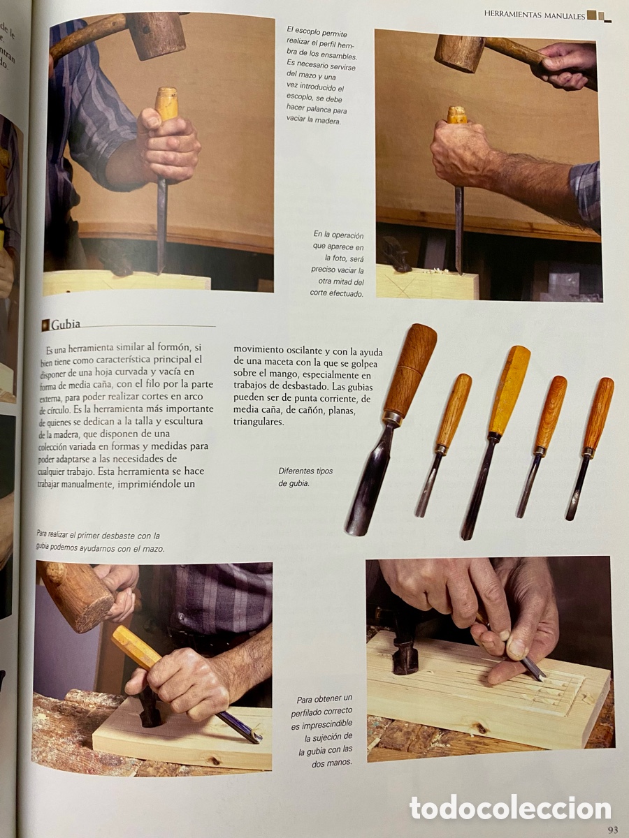 Libros de segunda mano: GUIA PRACTICA DE LA MADERA. MUEBLES. CARPINTERIA. HERRAMIENTAS. - Foto 7