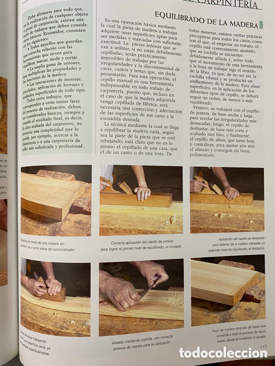 Libros de segunda mano: GUIA PRACTICA DE LA MADERA. MUEBLES. CARPINTERIA. HERRAMIENTAS. - Foto 8