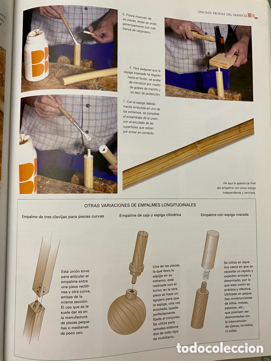 Libros de segunda mano: GUIA PRACTICA DE LA MADERA. MUEBLES. CARPINTERIA. HERRAMIENTAS. - Foto 14