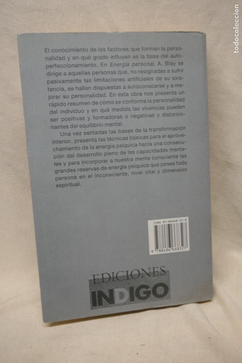 Libros de segunda mano: ENERG&Iacute;A PERSONAL - ANTONIO BLAY - EDICION INDIGO - Foto 15