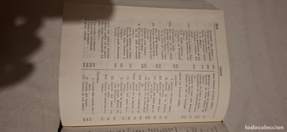 Libros de segunda mano: FEDERICO GARC&Iacute;A LORCA: OBRAS COMPLETAS - Foto 12