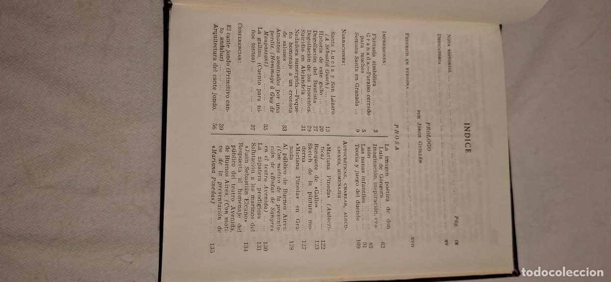 Libros de segunda mano: FEDERICO GARC&Iacute;A LORCA: OBRAS COMPLETAS - Foto 20