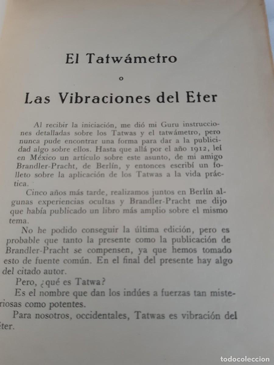 Libros de segunda mano: El tatwametro o las vibraciones del eter KRUMM HELLER - Foto 7