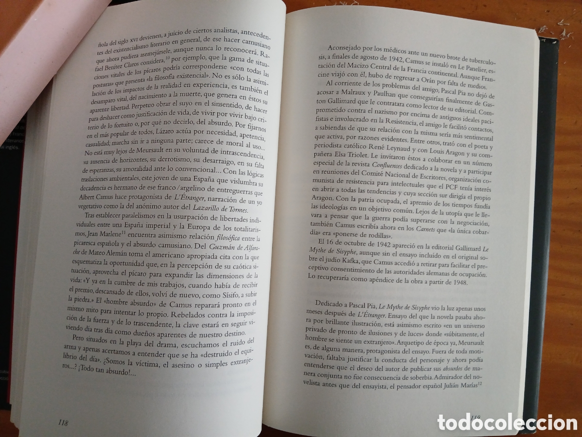 Libros de segunda mano: Albert Camus, exaltaci&oacute;n de Espa&ntilde;a. Javier Figuero. - Foto 7