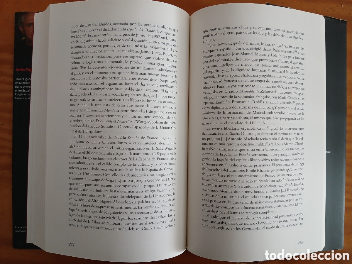 Libros de segunda mano: Albert Camus, exaltaci&oacute;n de Espa&ntilde;a. Javier Figuero. - Foto 9