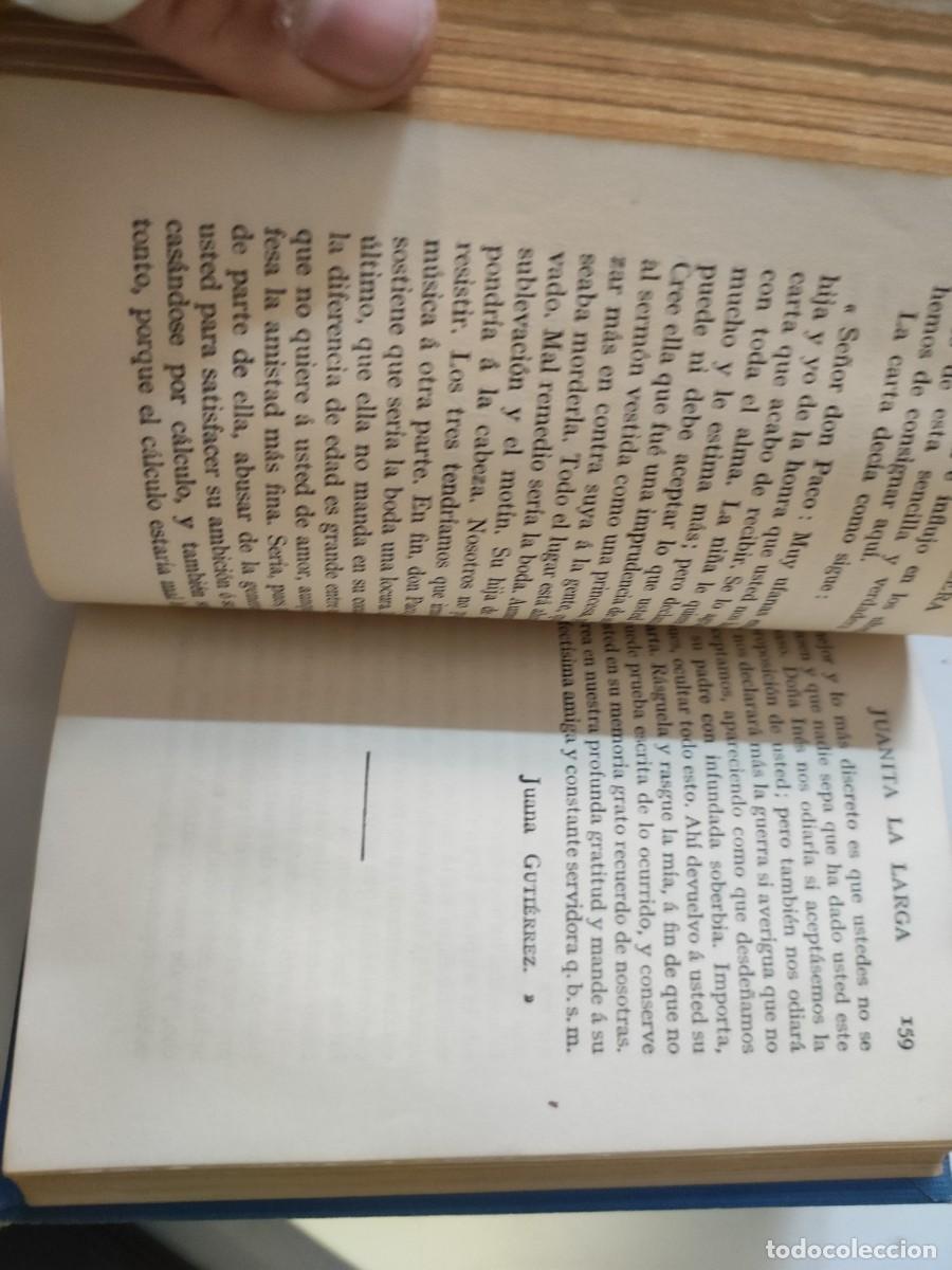 Libros de segunda mano: Juan Valera. Juanita la larga. Thomas Nelson. - Foto 3