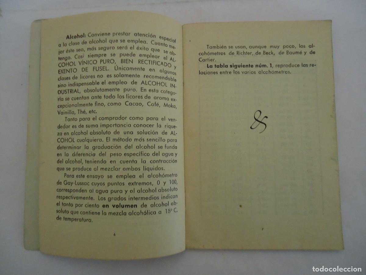 Libros de segunda mano: LIBRO FORMULARIO PRACTICO PARA LA ELABORACION DE LICORES Y AGUARDIENTES. PP - 9 - Foto 2