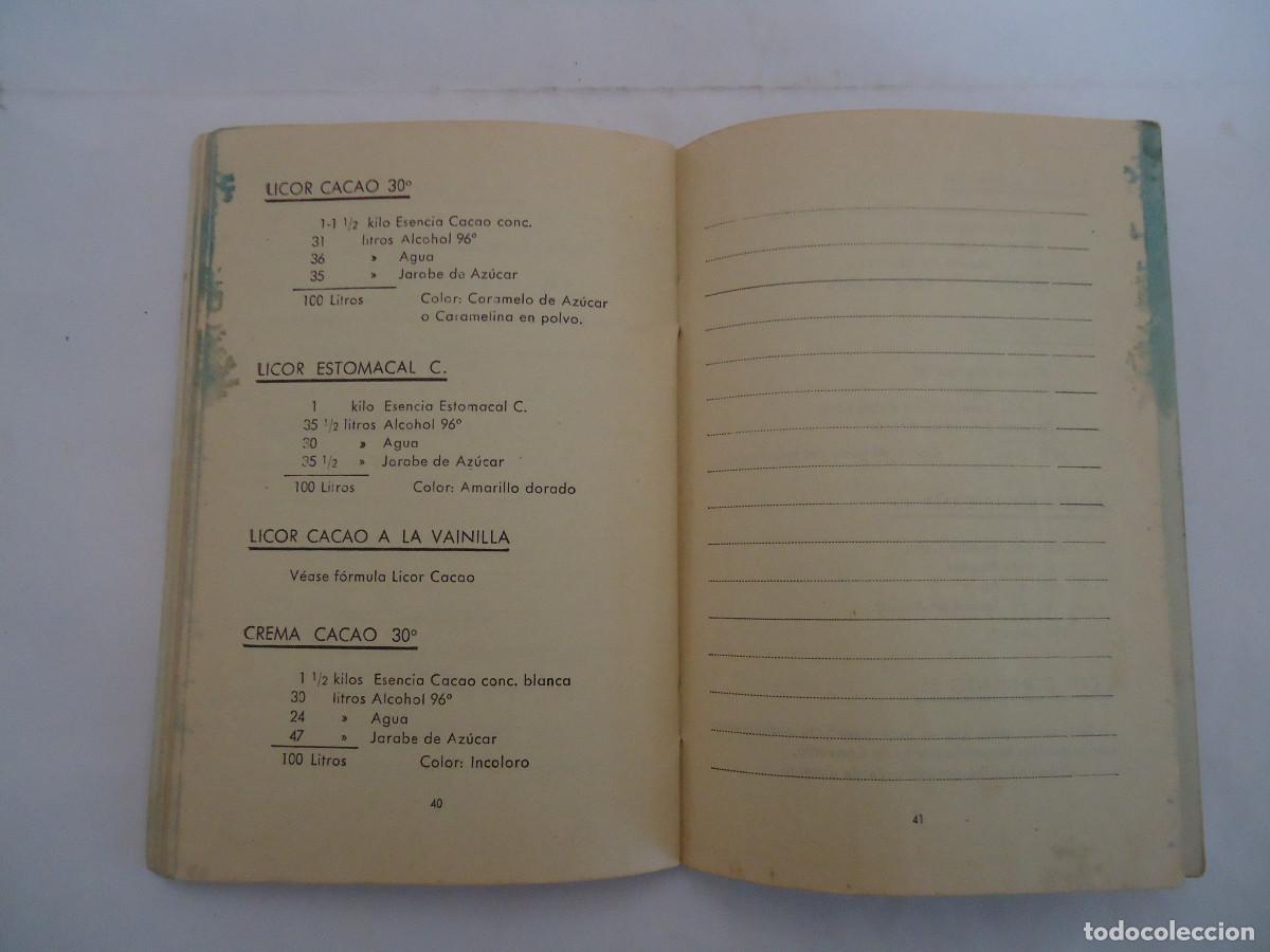 Libros de segunda mano: LIBRO FORMULARIO PRACTICO PARA LA ELABORACION DE LICORES Y AGUARDIENTES. PP - 9 - Foto 4