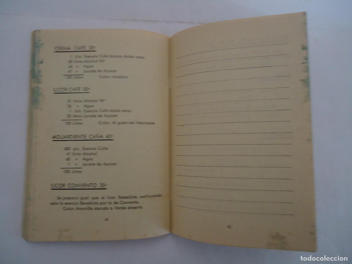 Libros de segunda mano: LIBRO FORMULARIO PRACTICO PARA LA ELABORACION DE LICORES Y AGUARDIENTES. PP - 9 - Foto 5