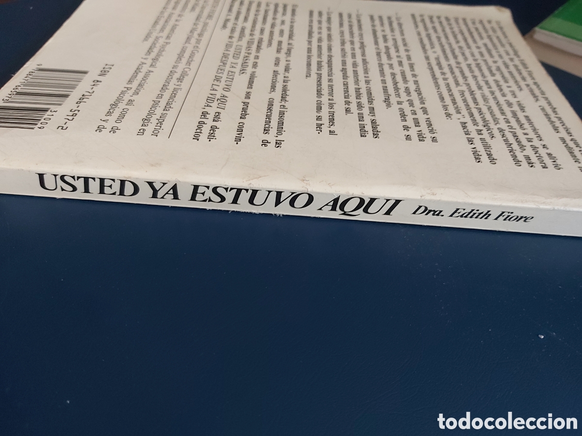 Libros de segunda mano: USTED YA ESTUVO AQUI EDITH FIORE EDAF 1980 - Foto 2