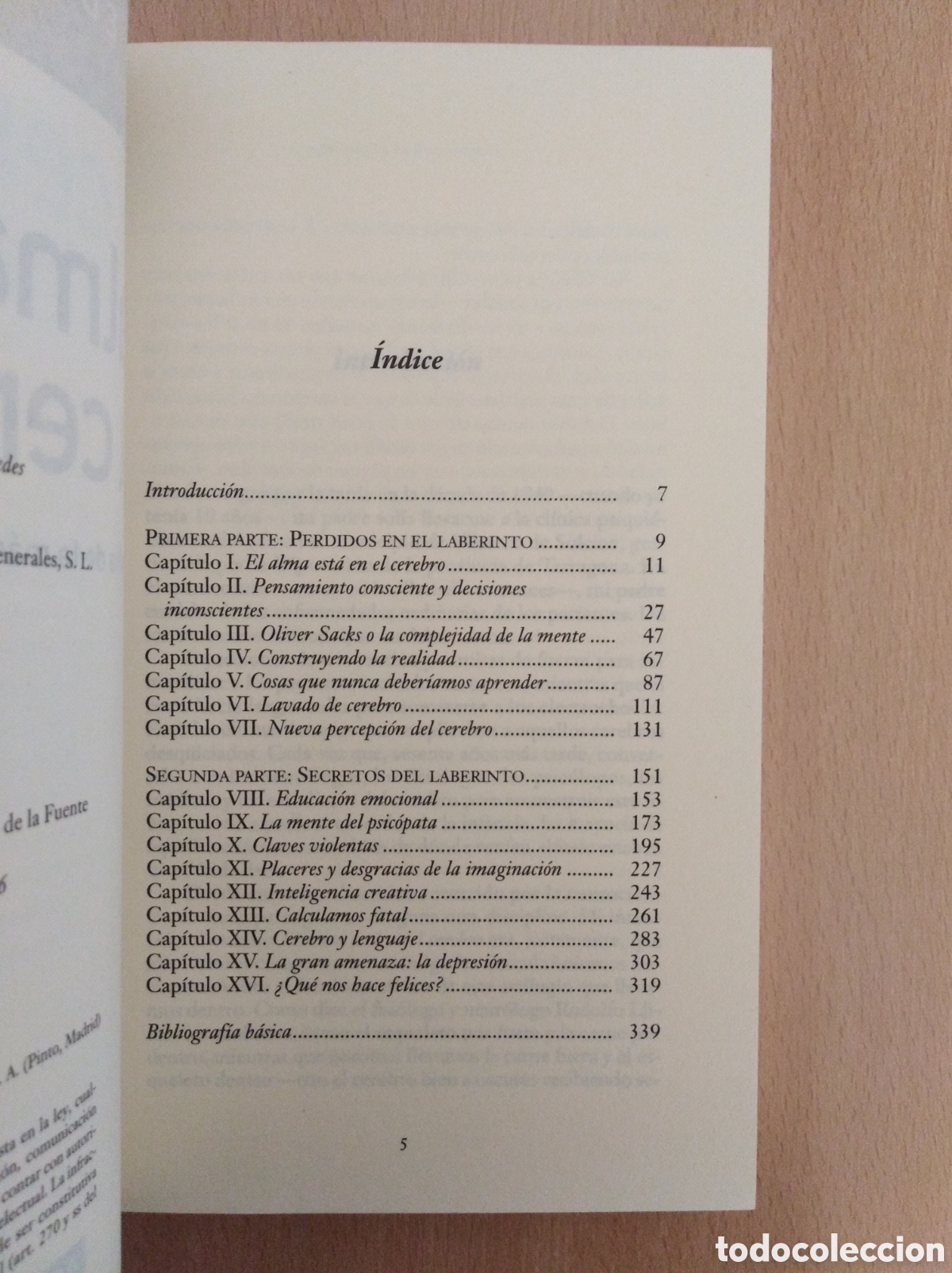 Libros de segunda mano: EL ALMA EST&Aacute; EN EL CEREBRO. Eduardo Punset - Foto 8