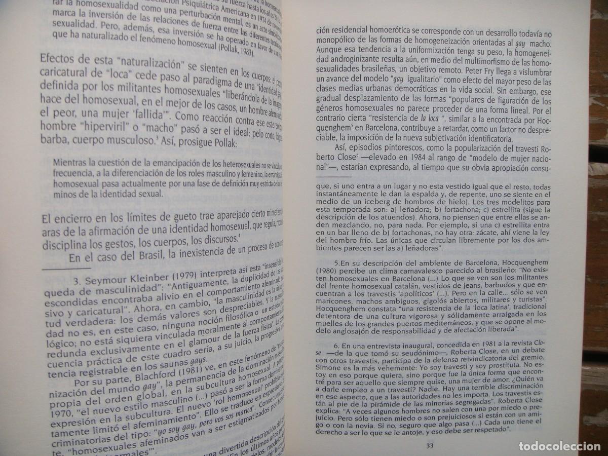 Libros de segunda mano: Nestor Perlongher: LA PROSTITUCION MASCULINA. Primera edicion - Foto 3