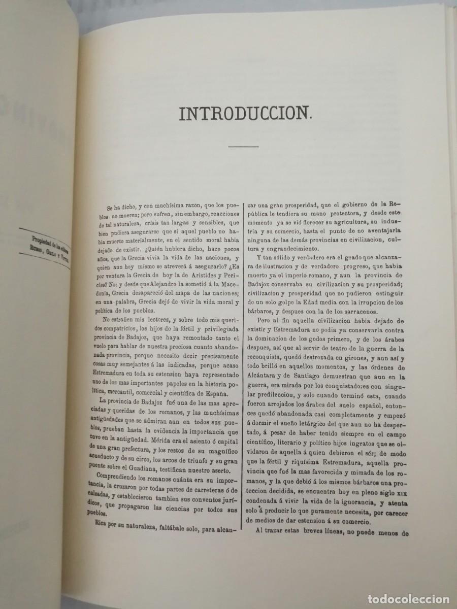 Libros de segunda mano: Cr&oacute;nica de la Provincia de Badajoz (edici&oacute;n facs&iacute;mil) - Foto 6