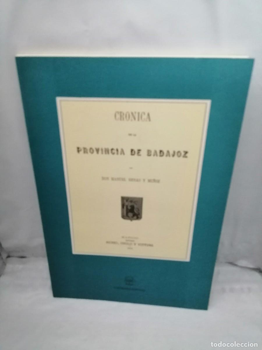 Libros de segunda mano: Cr&oacute;nica de la Provincia de Badajoz (edici&oacute;n facs&iacute;mil) - Foto 1