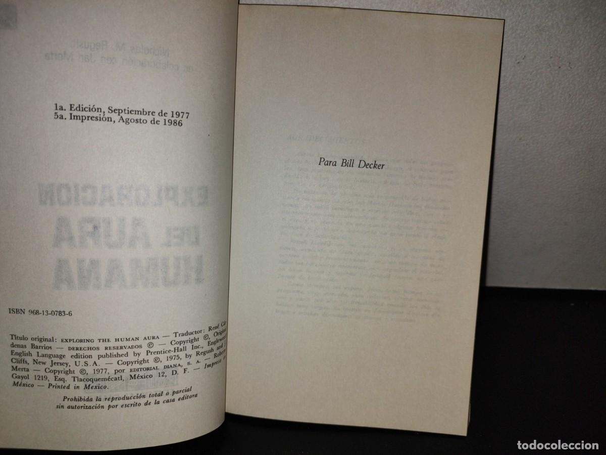 Libros de segunda mano: 125- EXPLORACI&Oacute;N DEL AURA HUMANA - NICHOLAS M. REGUSH - Foto 5