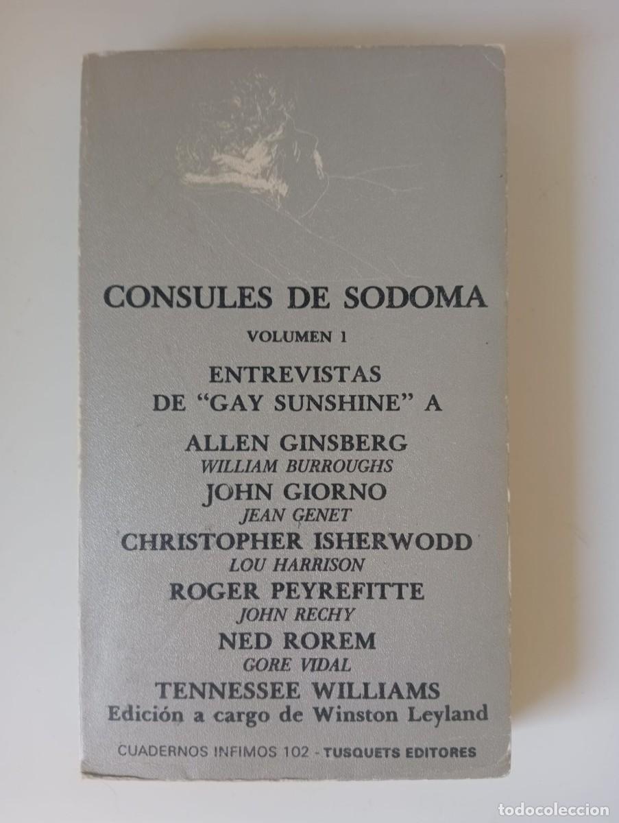 Libros de segunda mano: C&oacute;nsules de sodoma - Volumen 1 - Foto 1