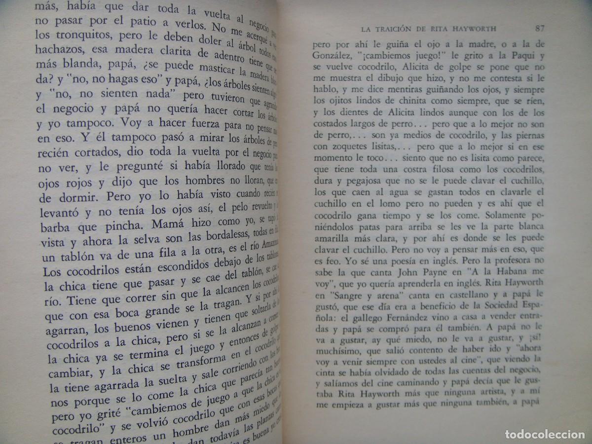 Libros de segunda mano: Manuel Puig: LA TRAICION DE RITA HAYWORTH. Primera edicion - Foto 2