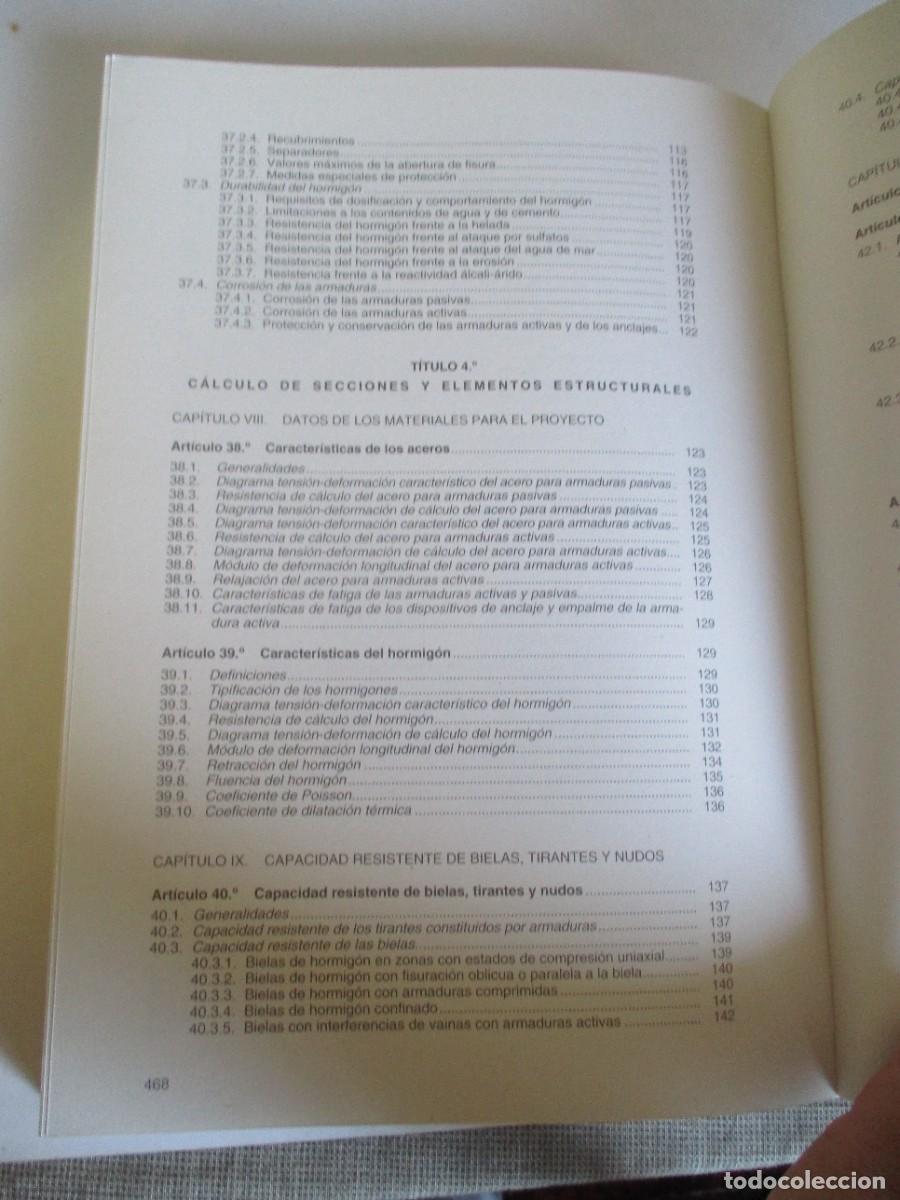 Libros de segunda mano: Instrucci&oacute;n de hormig&oacute;n estructural W29155 - Foto 7