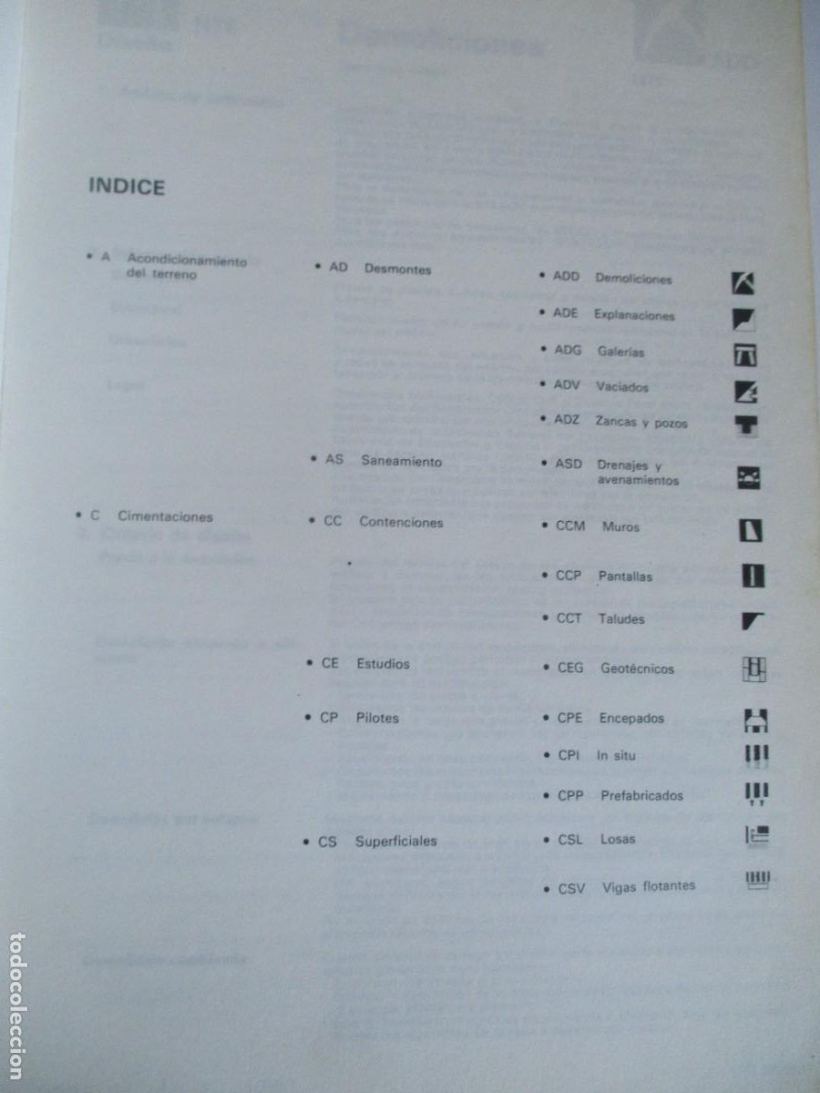 Libros de segunda mano: NTE Acondicionamiento del terreno Cimentaciones W29158 - Foto 2