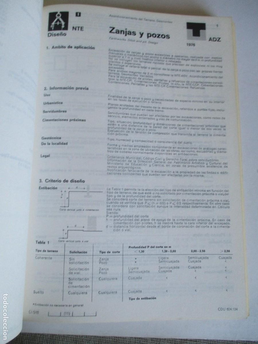 Libros de segunda mano: NTE Acondicionamiento del terreno Cimentaciones W29158 - Foto 5