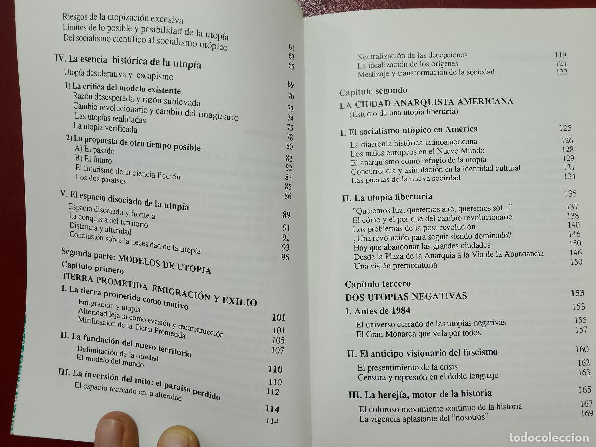 Libros de segunda mano: Fernando Ainsa: Necesidad de la utop&iacute;a (Editorial Nordan-Comunidad. 1990) - Foto 4