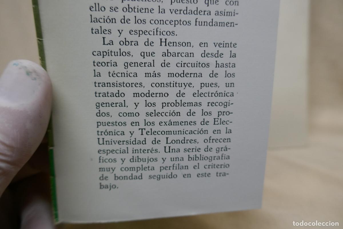 Libros de segunda mano: PROBLEMAS RESUELTOS DE ELECTRONICA GENERAL. C. S. HENSON. - Foto 8