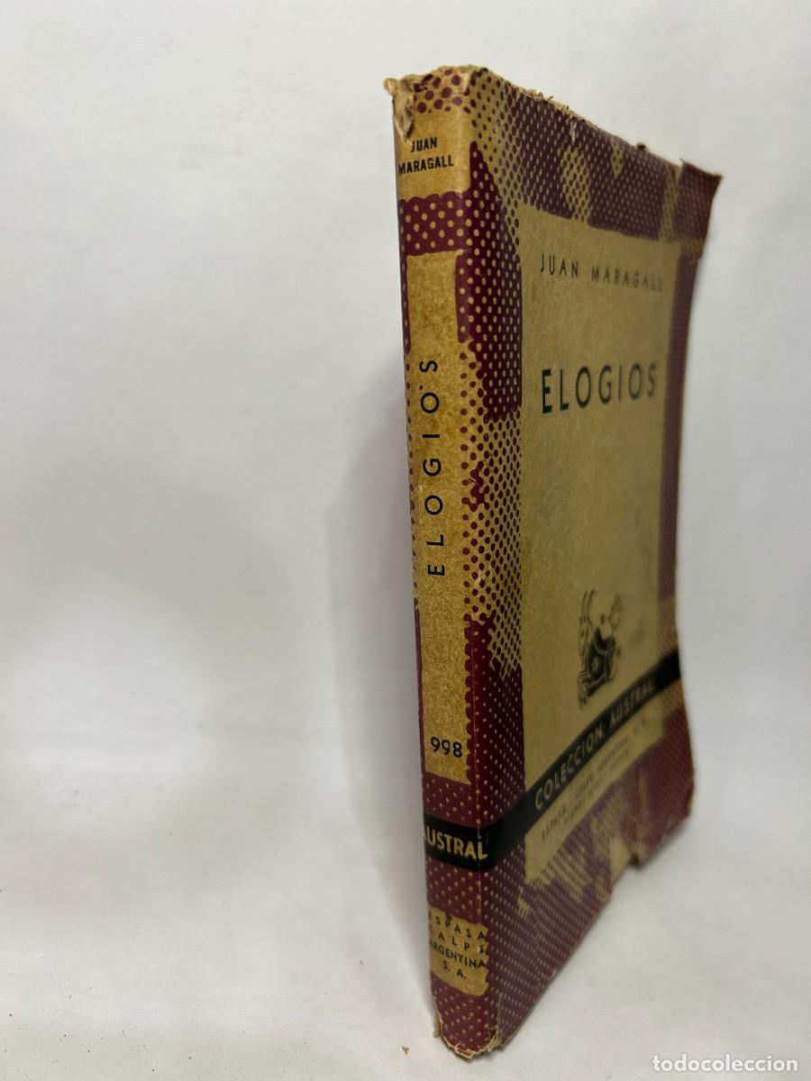 Libros de segunda mano: JUAN MARAGALL - ELOGIOS - PRIMERA EDICI&Oacute;N - 1950 - Foto 2