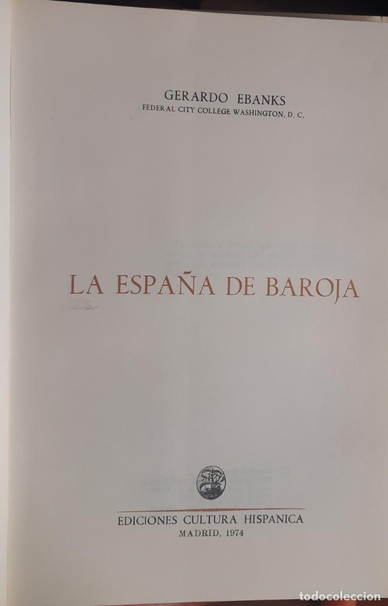 Libros de segunda mano: LA ESPA&Ntilde;A DE BAROJA POR GERARDO EBANKS - Foto 3