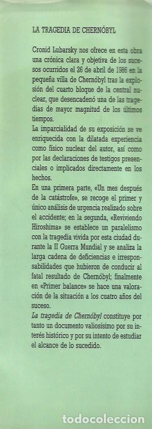 Libros de segunda mano: LA TRAGEDIA DE CHERN&Oacute;BYL - CRONID LUBARSKY - Foto 8