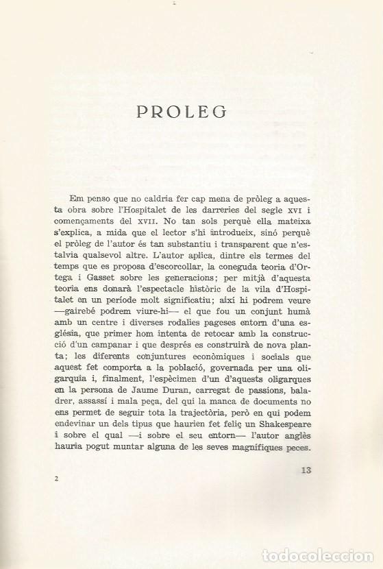 Libros de segunda mano: LHOSPITALET DEL LLOBREGAT 1573 - 1632 - JAUME CODINA - Foto 3