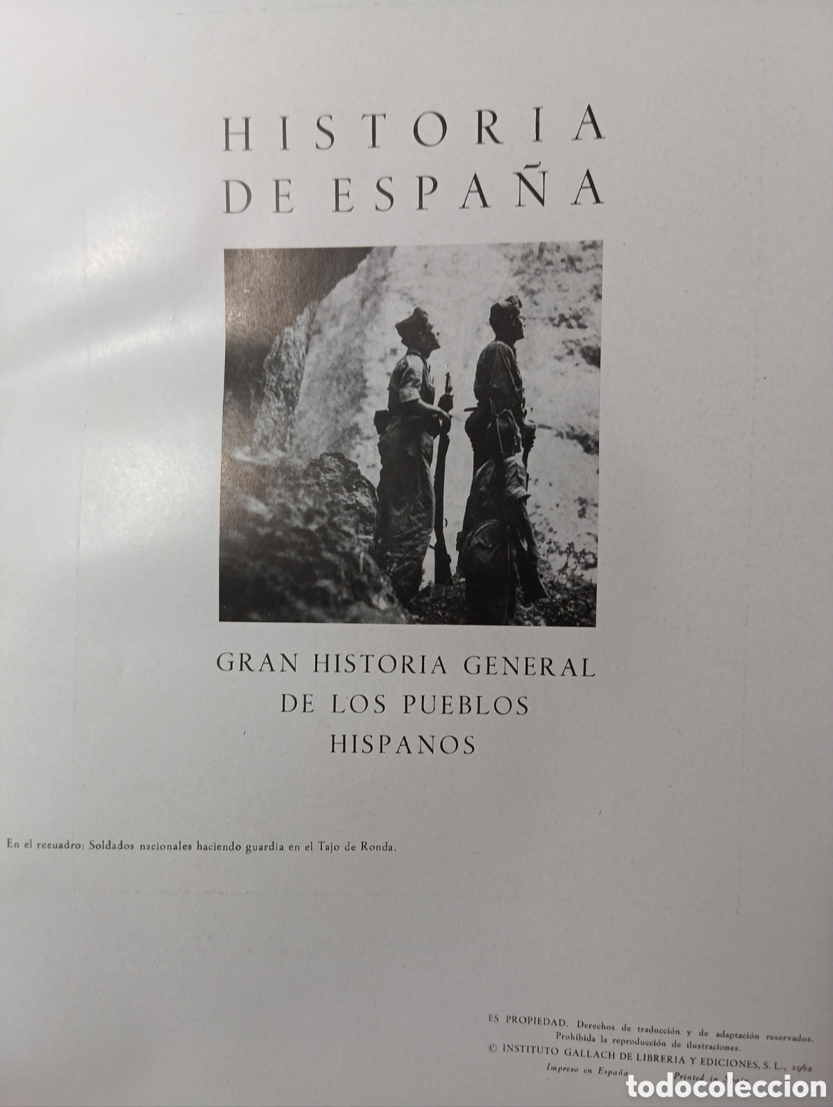 Libros de segunda mano: Historia de Espa&ntilde;a COMPLETA Instituto Gallach - Foto 3