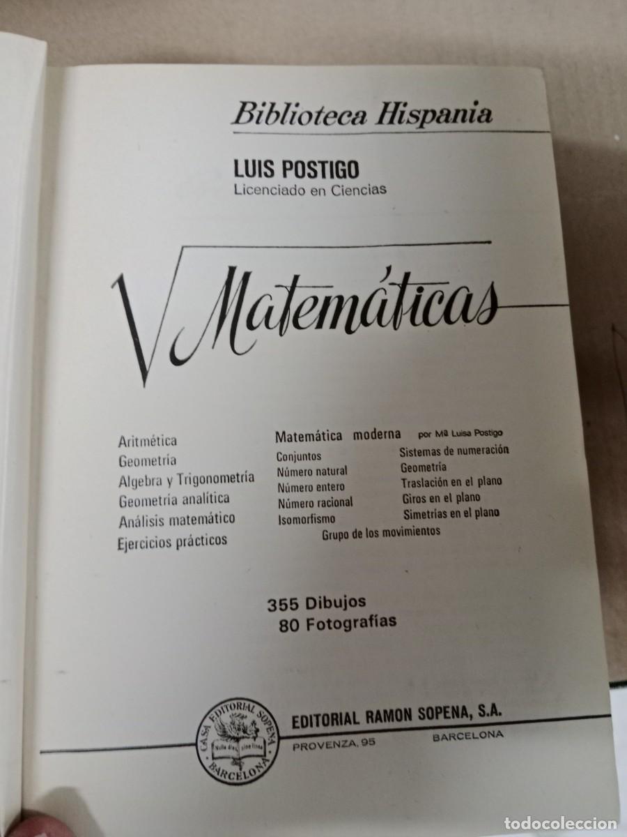 Libros de segunda mano: TOP-16 LIBRO MATEMATICA LUIS POSTIGO SOPENA - Foto 3