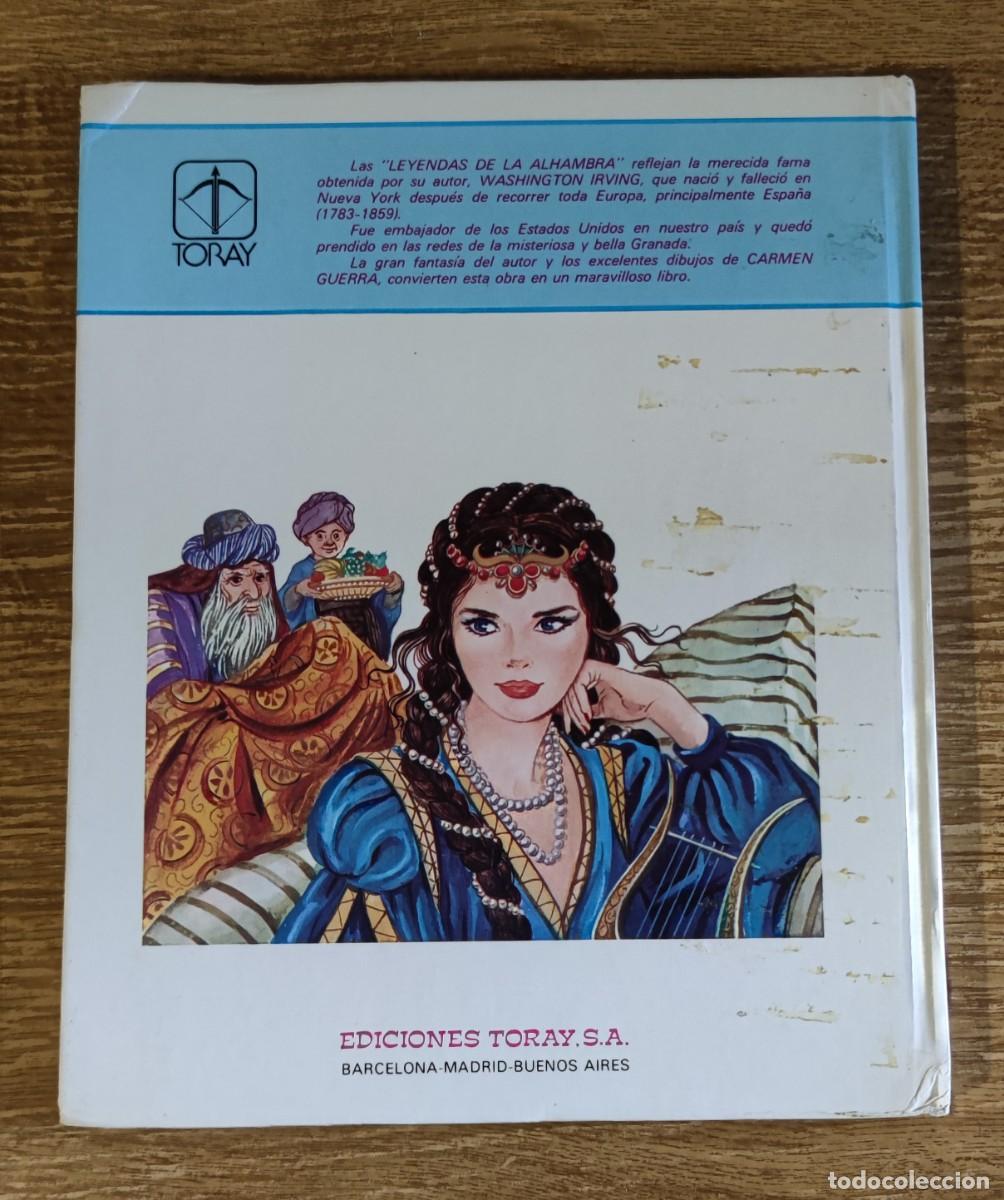 Libros de segunda mano: Libro - Leyendas de la Alhambra (1984) Washington Irving. Ed. Toray - Foto 6