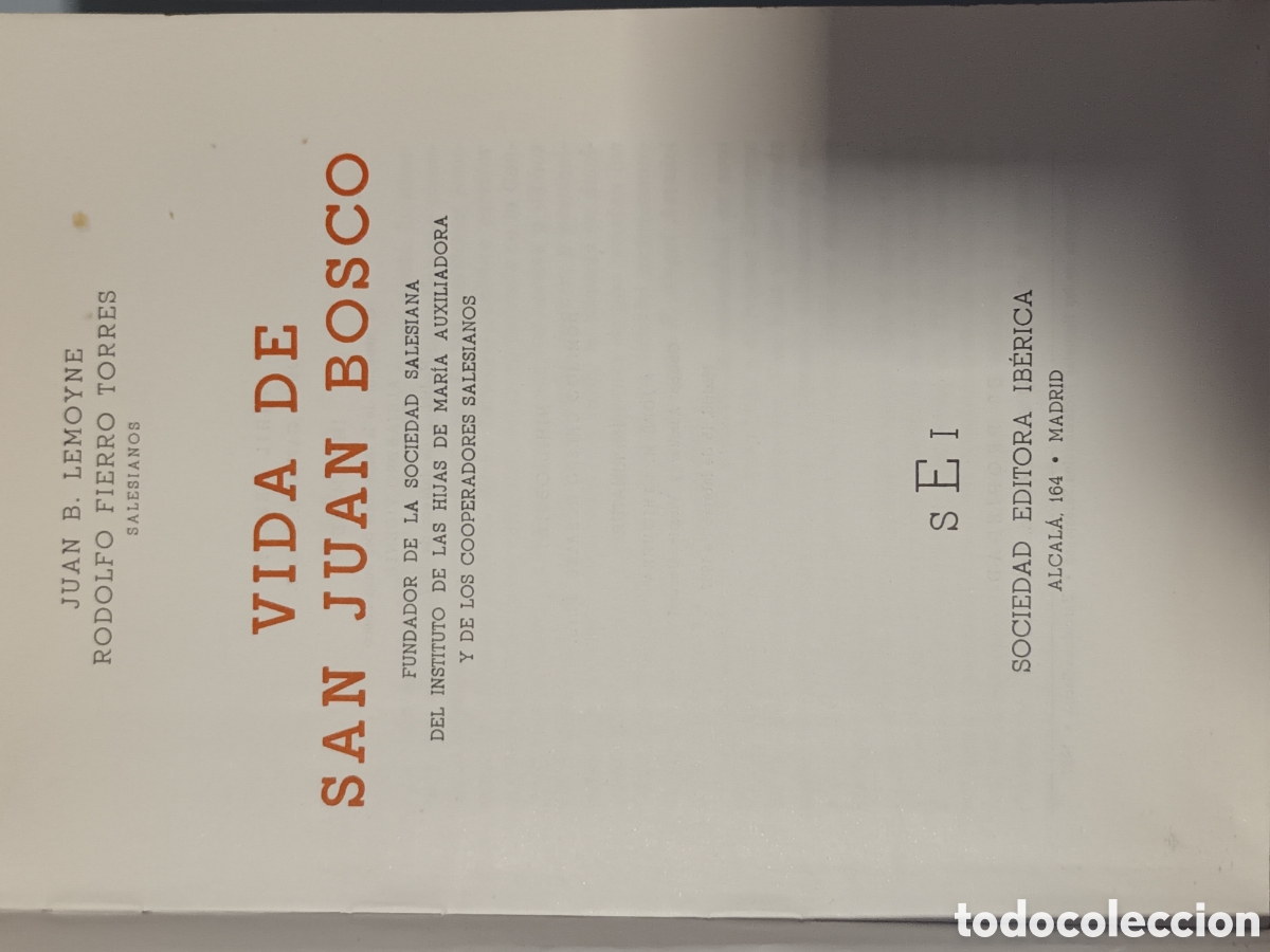 Libros de segunda mano: Vida de san juan bosco - Foto 2