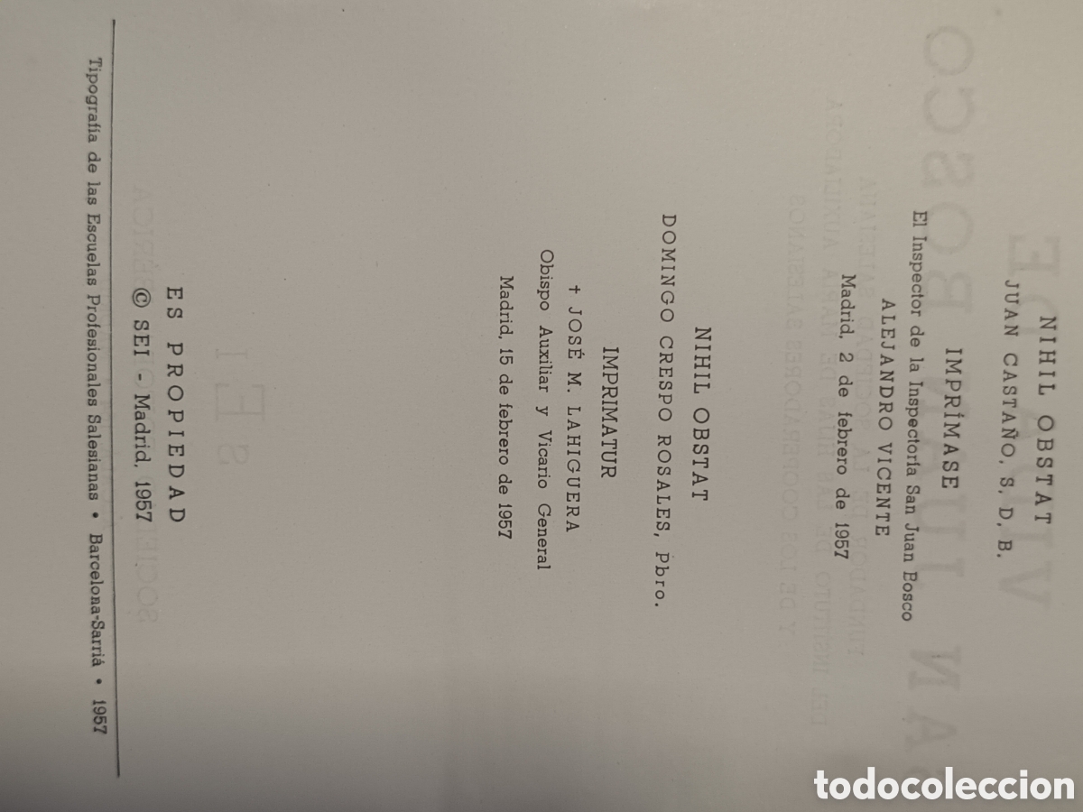 Libros de segunda mano: Vida de san juan bosco - Foto 3