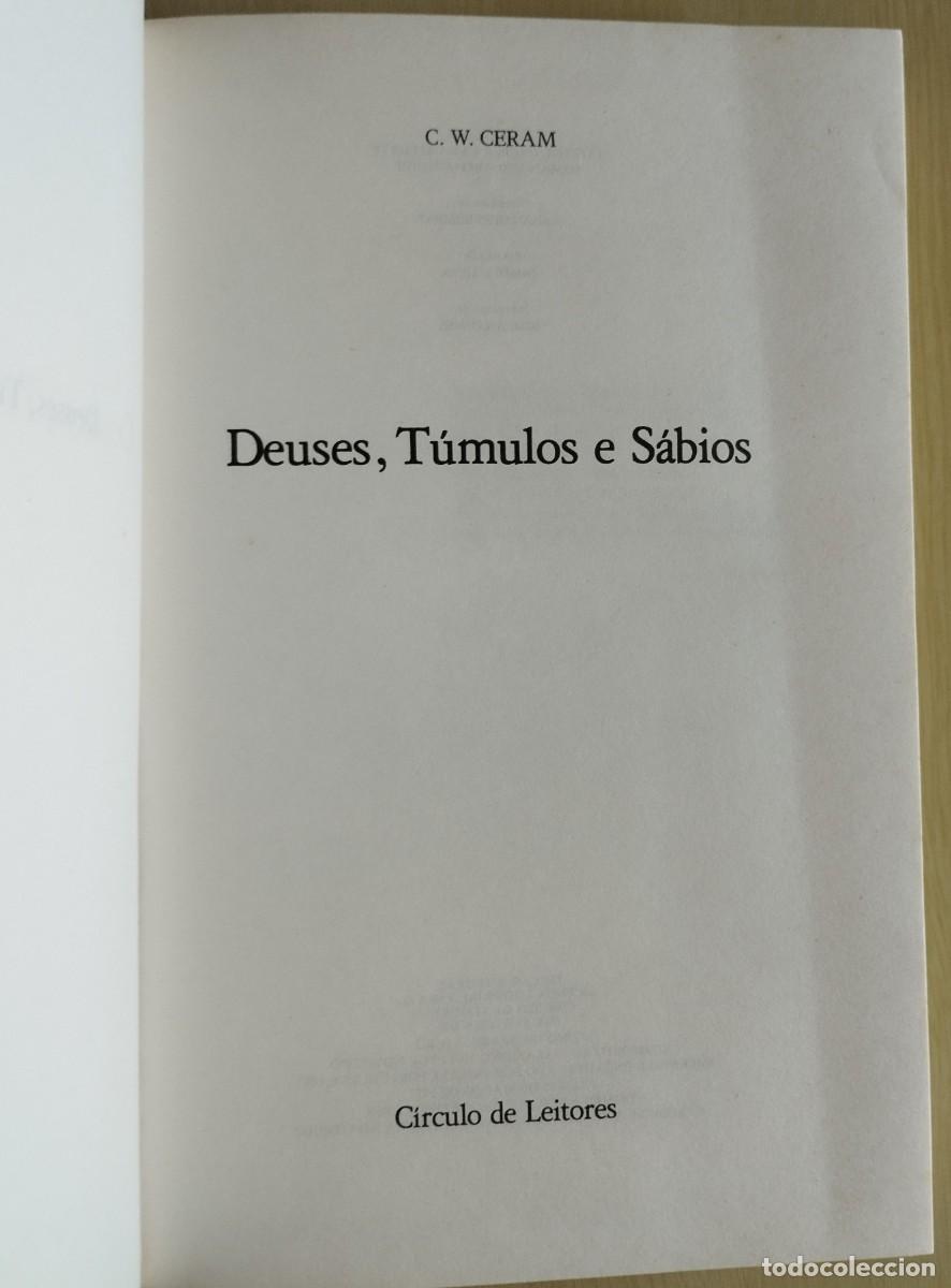 Libros de segunda mano: Deuses, t&uacute;mulos e s&aacute;bios de C.W. Ceram - Foto 3