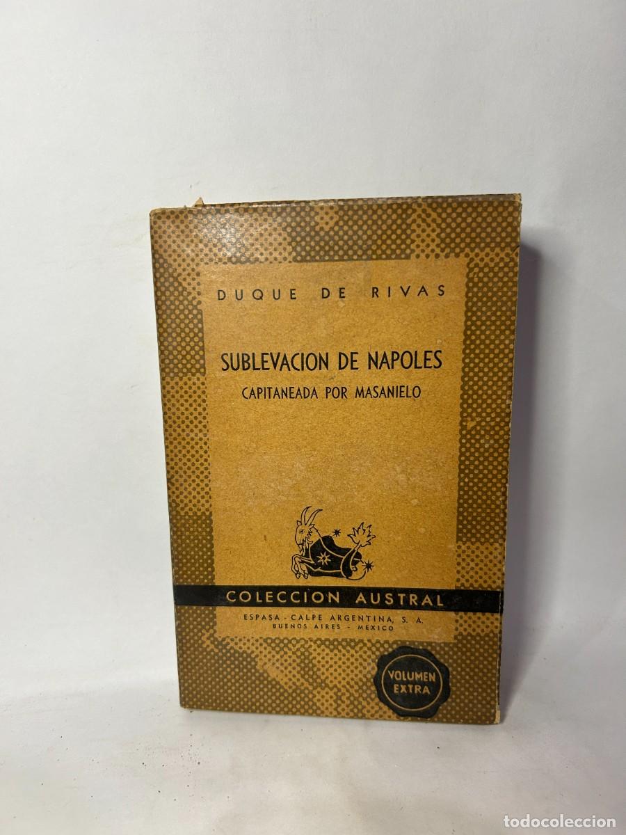 Libros de segunda mano: DUQUE DE RIVAS - SUBLEVACION DE NAPOLES - 1946 - Foto 1