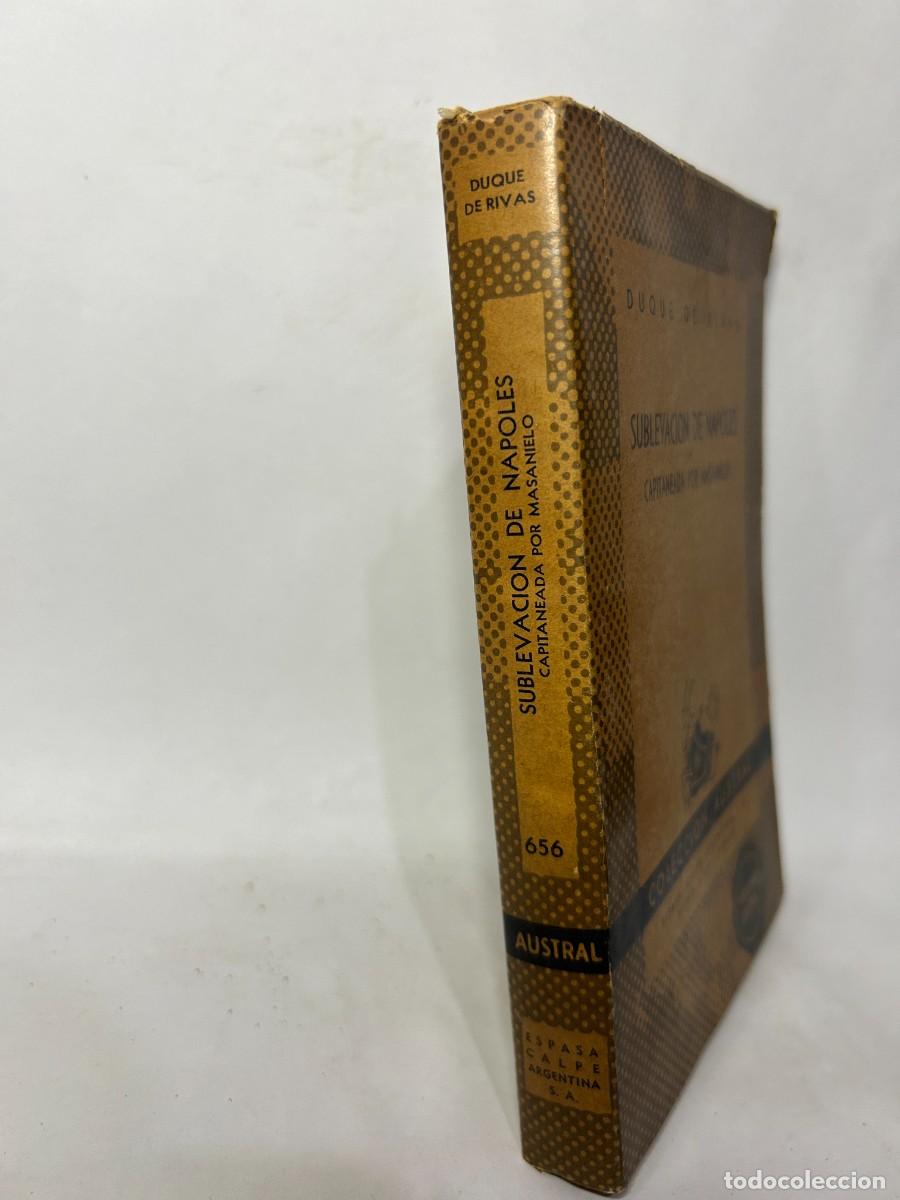 Libros de segunda mano: DUQUE DE RIVAS - SUBLEVACION DE NAPOLES - 1946 - Foto 2