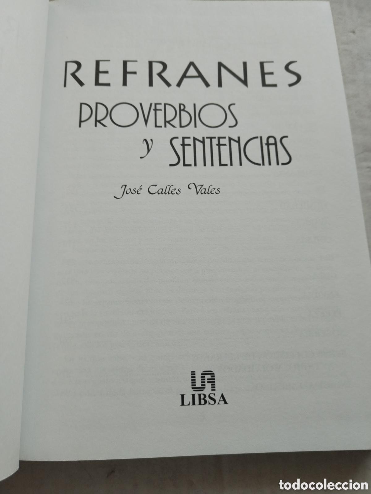Libros de segunda mano: REFRANES PROVERBIOS Y SENTENCIAS - Foto 2