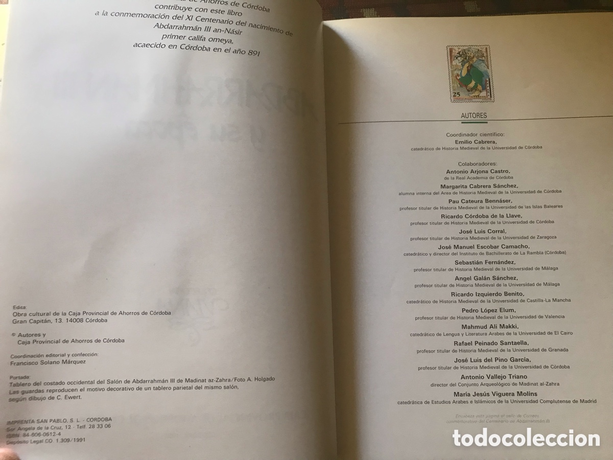 Libros de segunda mano: Abdarrahman III y su &eacute;poca. Emilio Cabrera - Foto 5