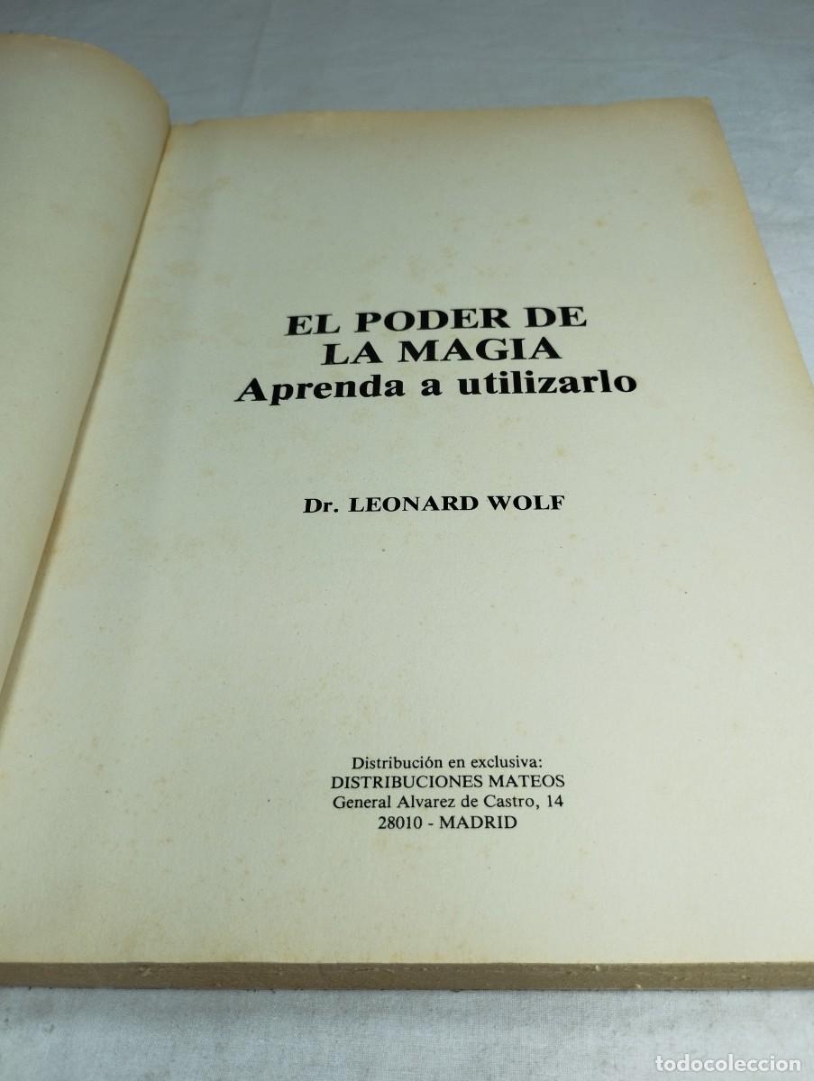 Libros de segunda mano: El poder de la magia. Dr. Leonard Wolf. - Foto 2
