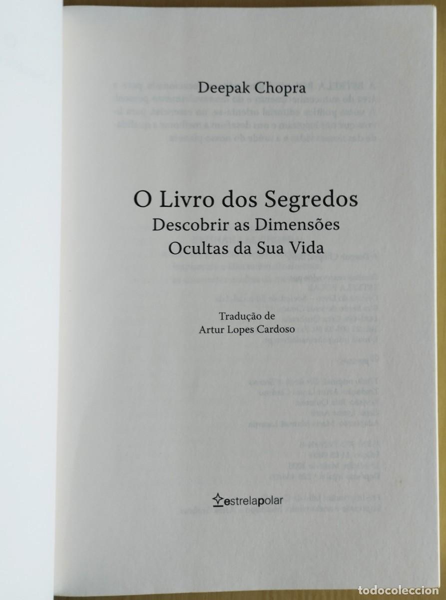 Libros de segunda mano: O livro dos segredos de Deepak Chopra - Foto 3