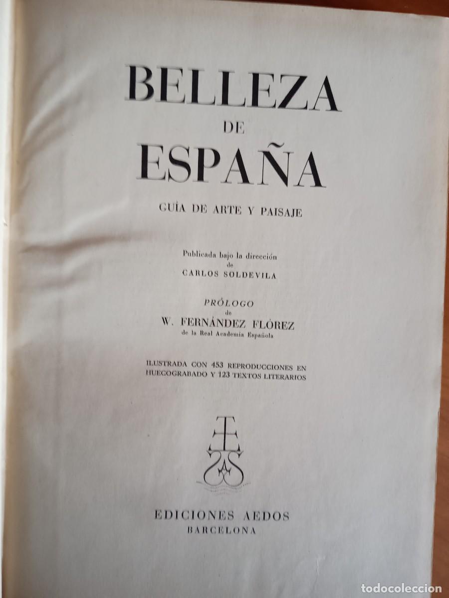 Libros de segunda mano: BELLEZA DE ESPA&Ntilde;A - Edicions AEDOS - 1949 - Foto 2