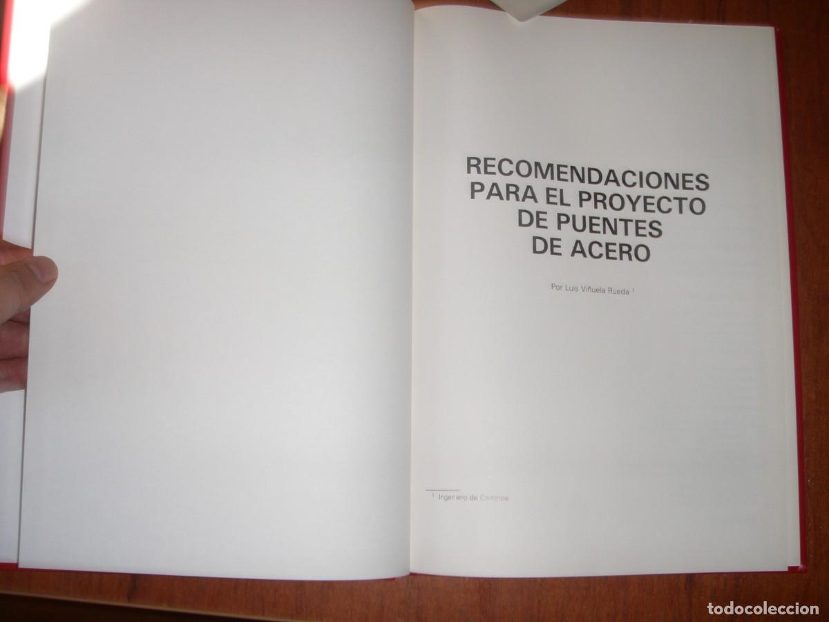 Libros de segunda mano: RECOMENDACIONES PARA EL PROYECTO DE PUENTES DE ACERO ENSIDESA - Foto 3